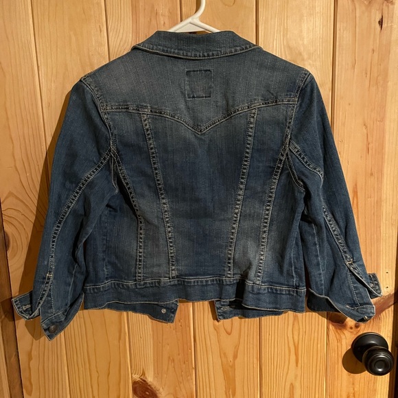Jessica Simpson Crop Jean Jacket - Picture 3 of 3